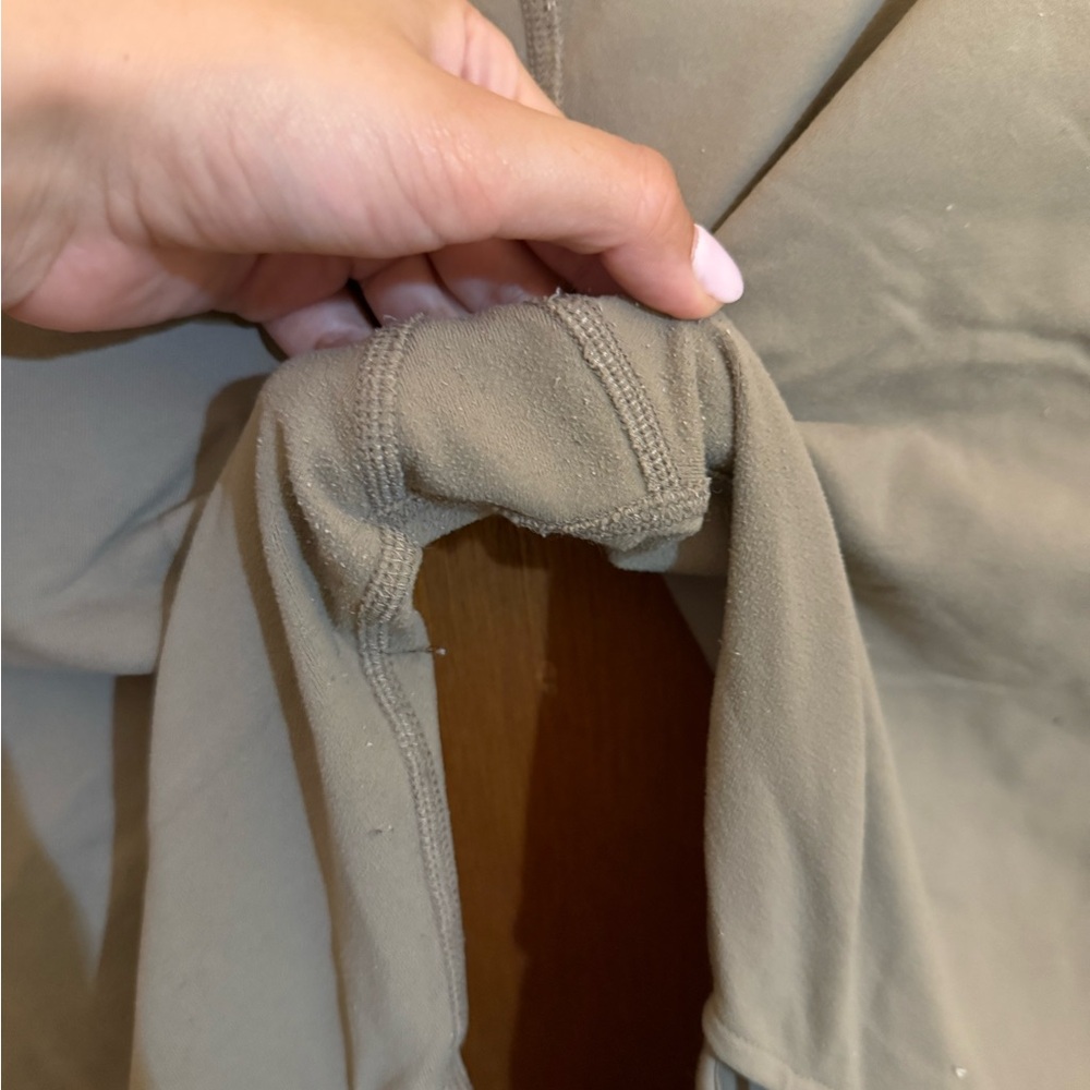 ALO Tan Leggings with Lattice Detail - Picture 10 of 10